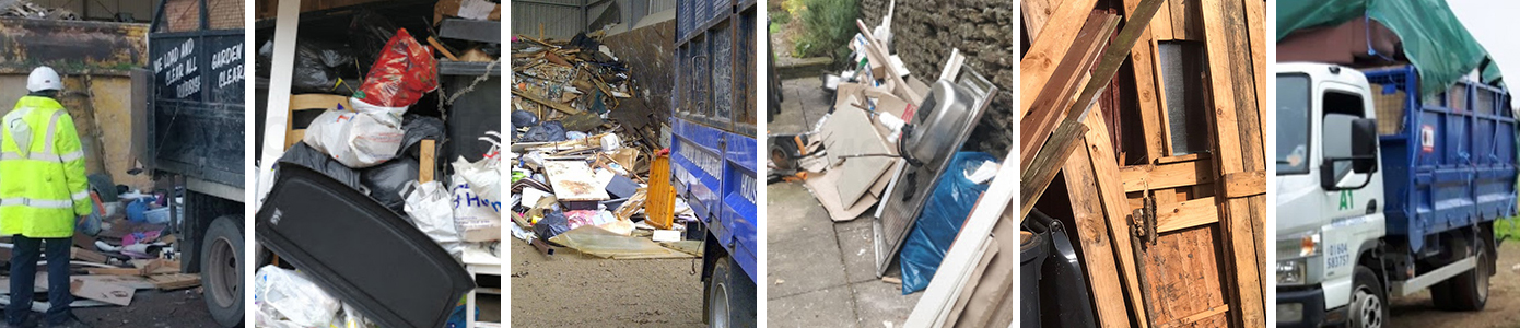 How to get rid of rubbish with images or garden and house clearances