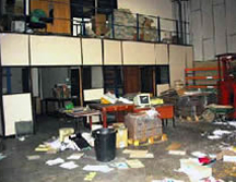 Office being cleared in Milton Keynes